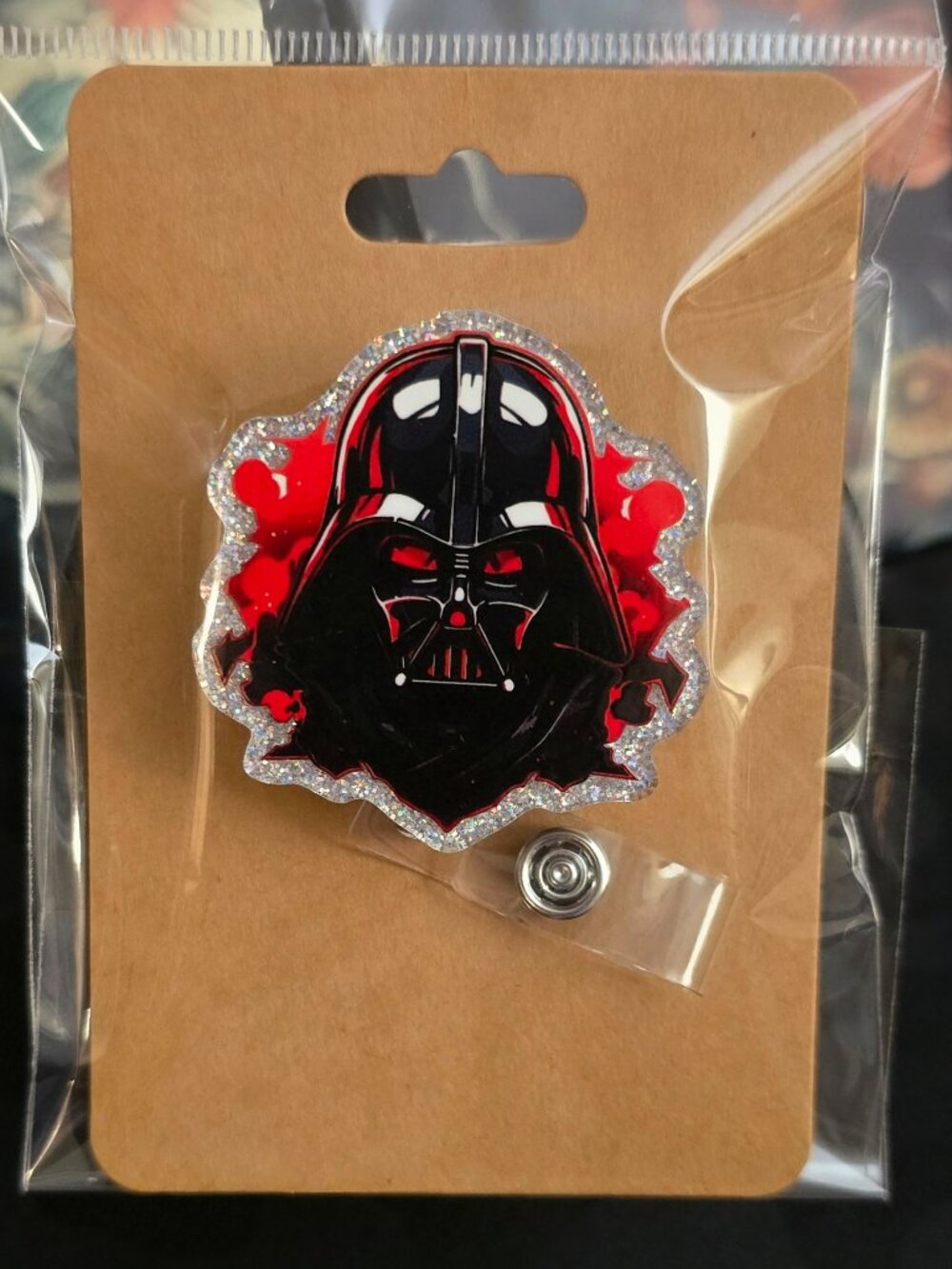 Vadar Novelty Acrylic Badge Reel ID Holder